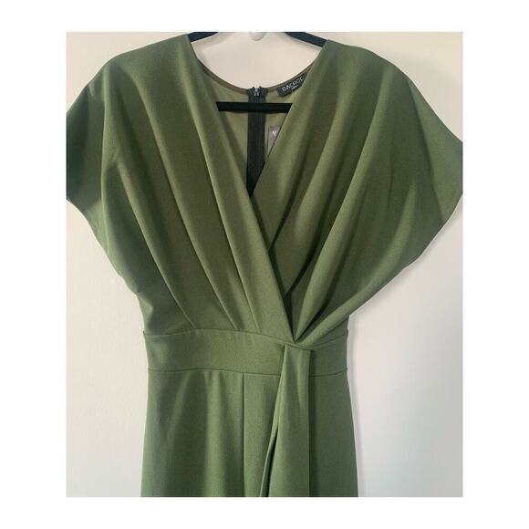 DACHAE Kimono Style Belted Green Wide-Leg Jumpsuit Size XS - Picture 3 of 7